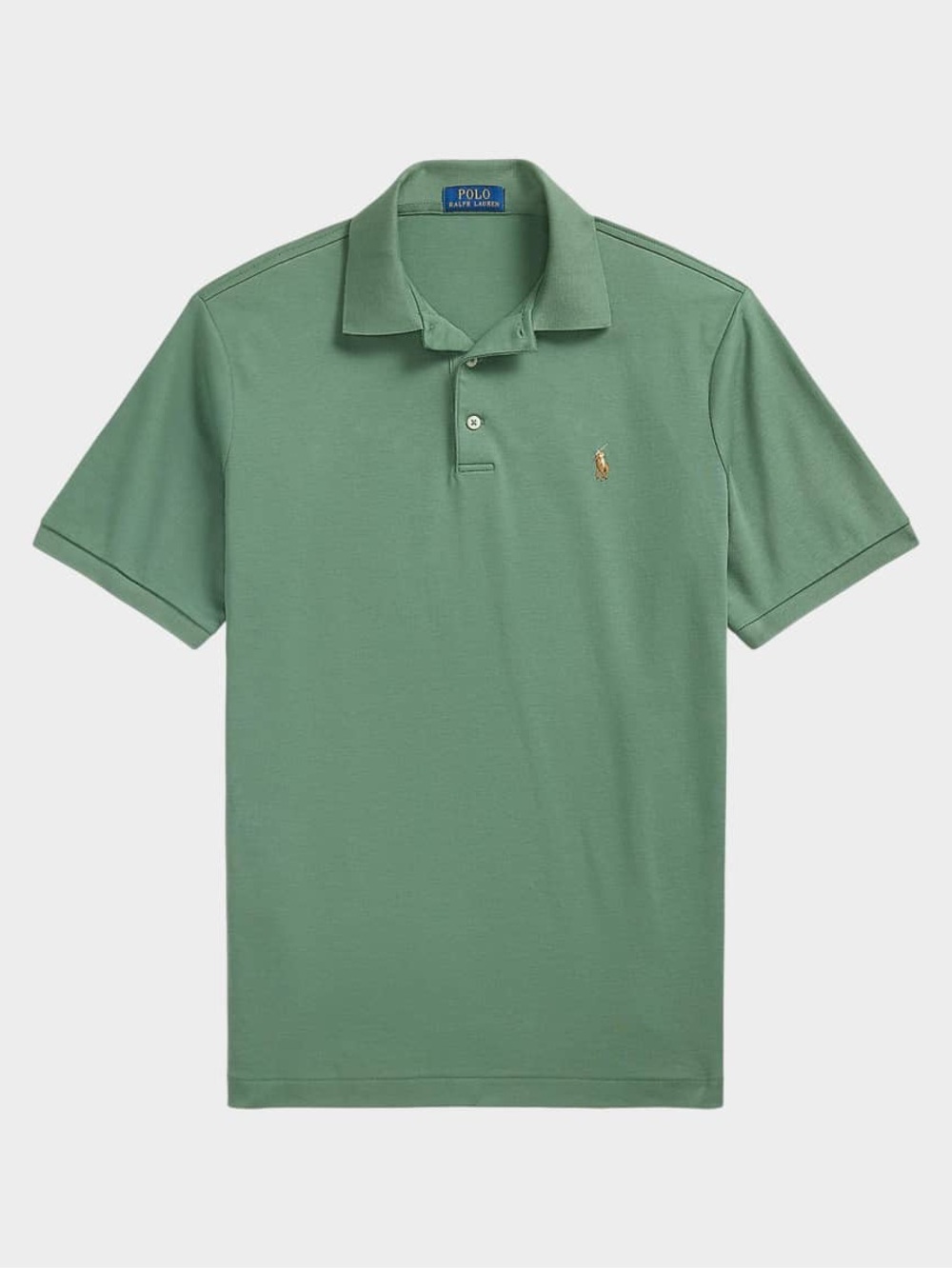 Polo Ralph Lauren Men's Fatigue Green Classic Soft Cotten Short-Sleeve Polo Med.